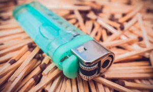Lighter and matches