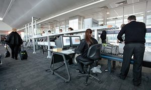 Airport security scanner