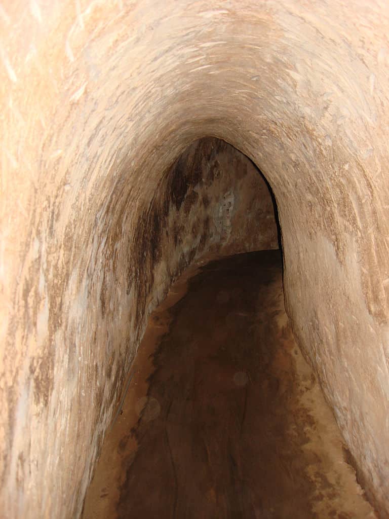 Interior of the Cu Chi tunnels