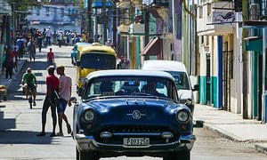 Cuba Old cars on the streets of Havana