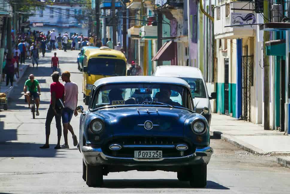Cuba Old cars on the streets of Havana