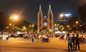 Christmas in Ho Chi Minh City Vietnam