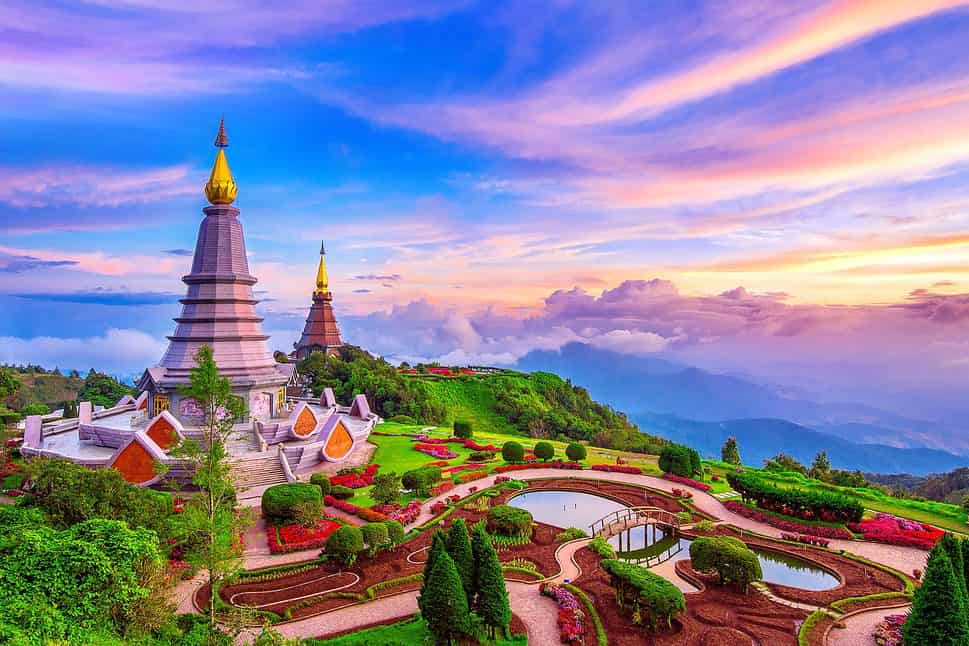 Doi Inthanon national park in Chiang mai Thailand