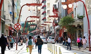 Liberdade District In Sao Paulo, Brazil